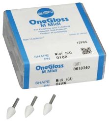 OneGloss M Polierer Form Midispitze (Shofu Dental)